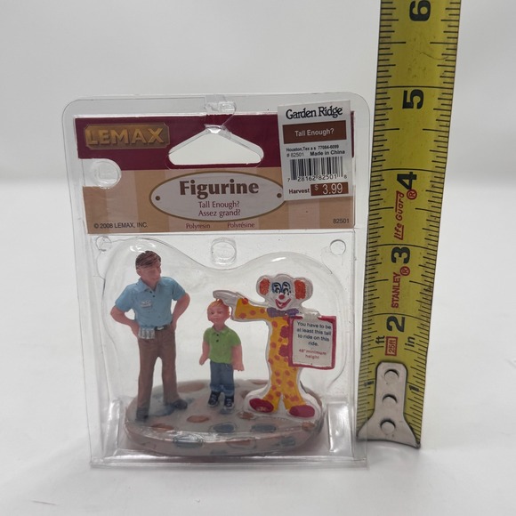 Lemax circus carnival ride Tall Enough Figurine 2008 polyresin #82501 - Picture 4 of 4